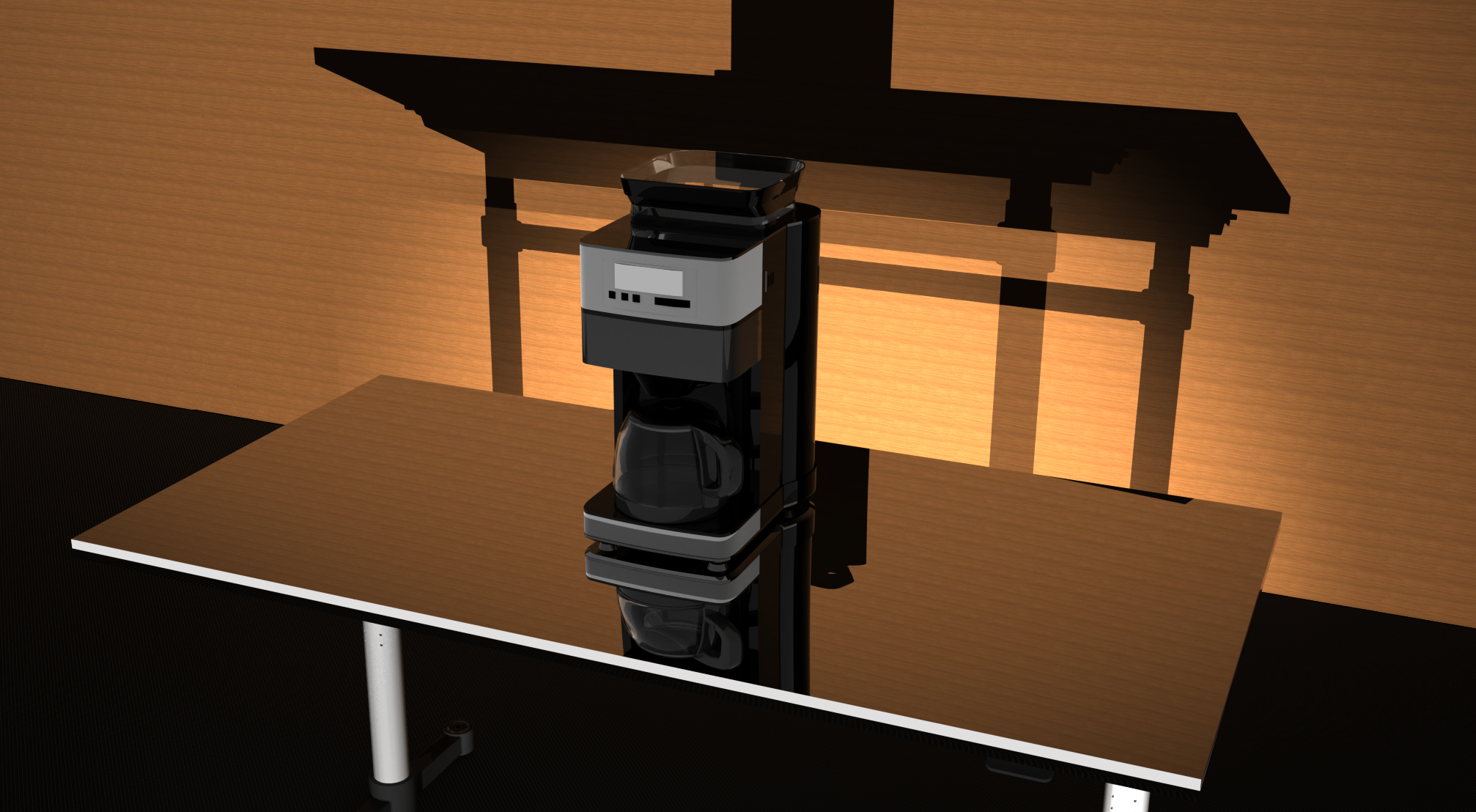 Kapsamlı Filtre Kahve Makinesi Modellemesi ve Sahne Kurgusu